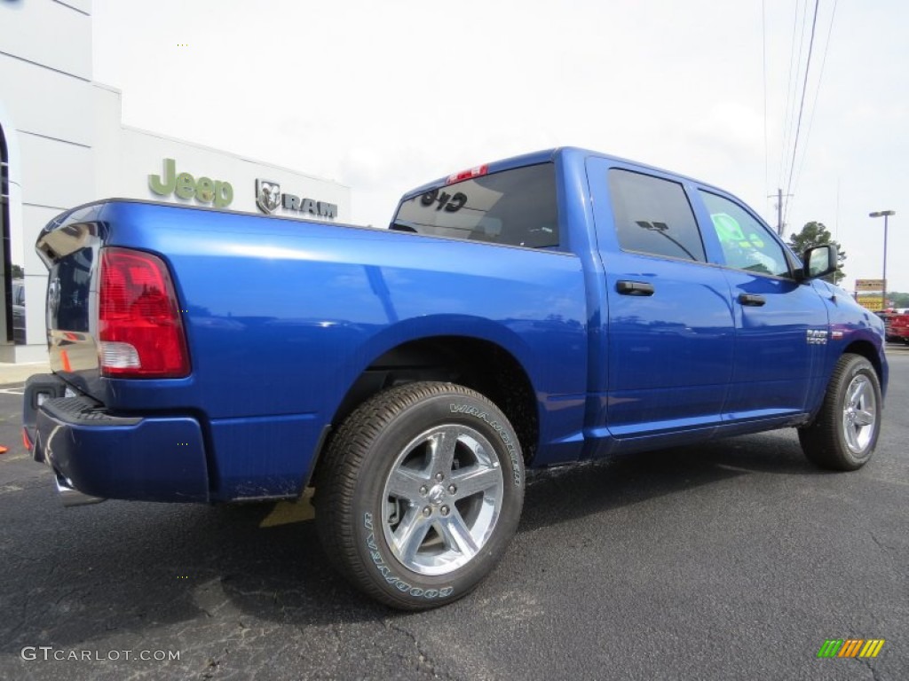 2014 1500 Express Crew Cab - Blue Streak Pearl Coat / Black/Diesel Gray photo #7