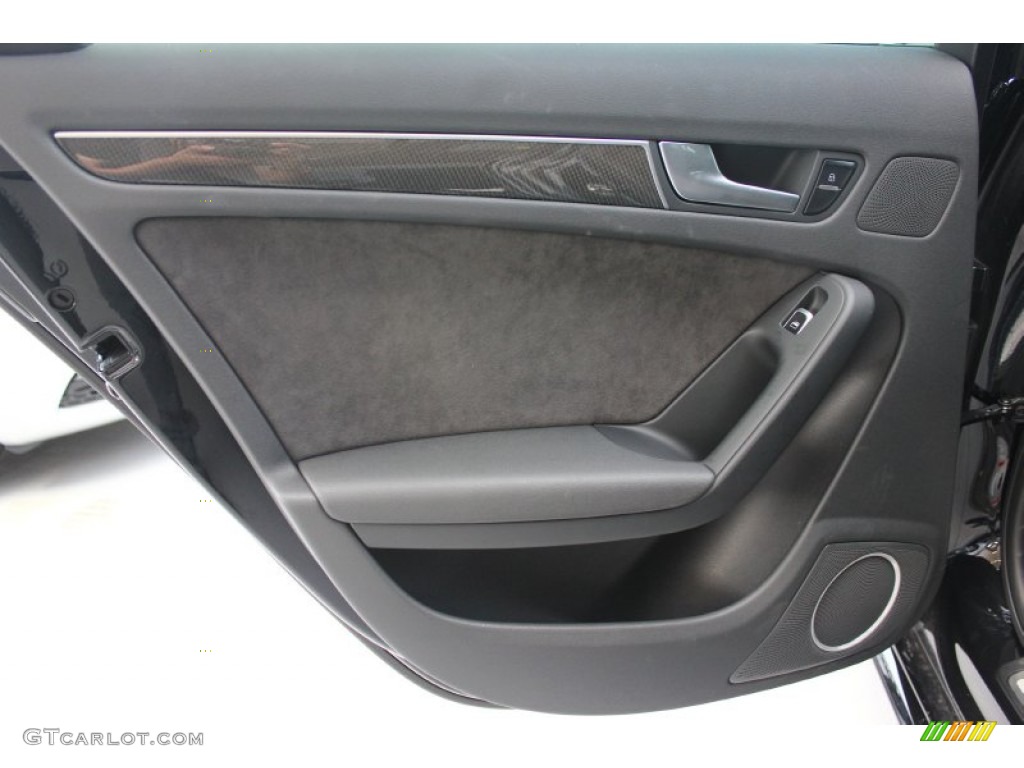 2014 Audi S4 Premium plus 3.0 TFSI quattro Black Door Panel Photo #94453364
