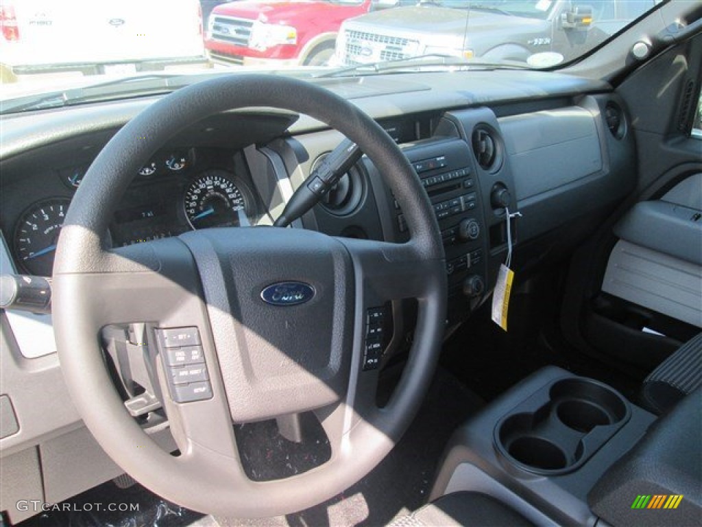 2014 F150 STX SuperCab - Ingot Silver / Black photo #13