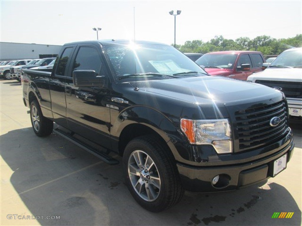 2014 F150 STX SuperCab - Ingot Silver / Black photo #18