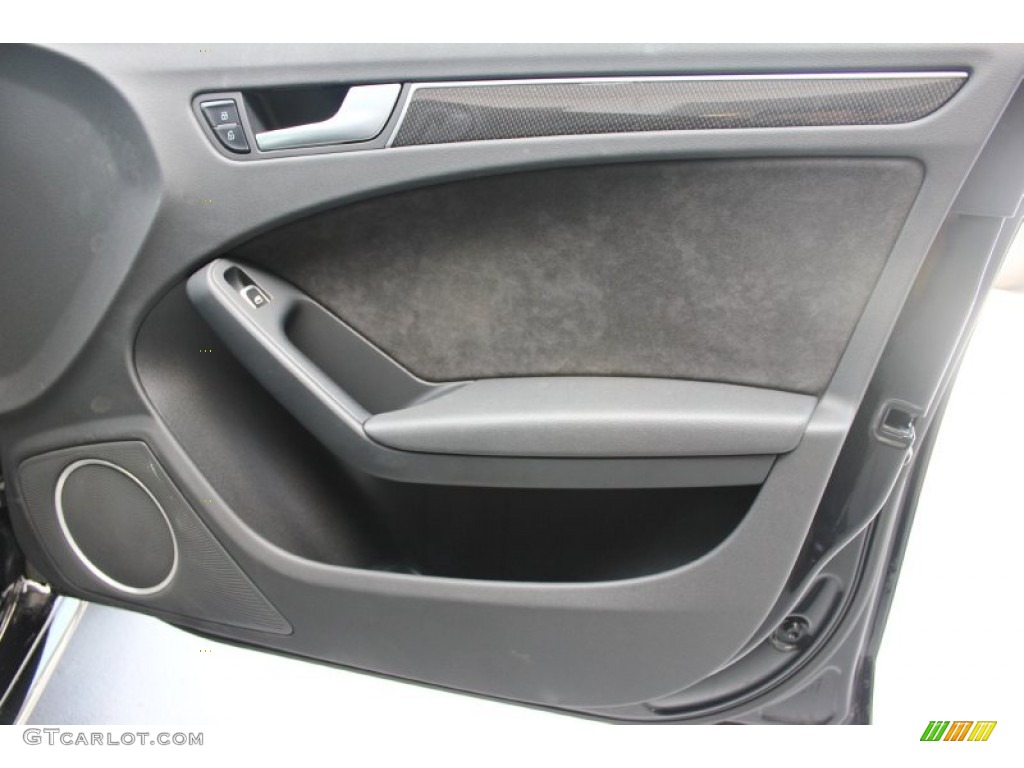 2014 Audi S4 Premium plus 3.0 TFSI quattro Black Door Panel Photo #94453568