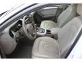 2011 Audi A4 Cardamom Beige Interior Front Seat Photo