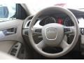 Cardamom Beige 2011 Audi A4 2.0T Sedan Steering Wheel
