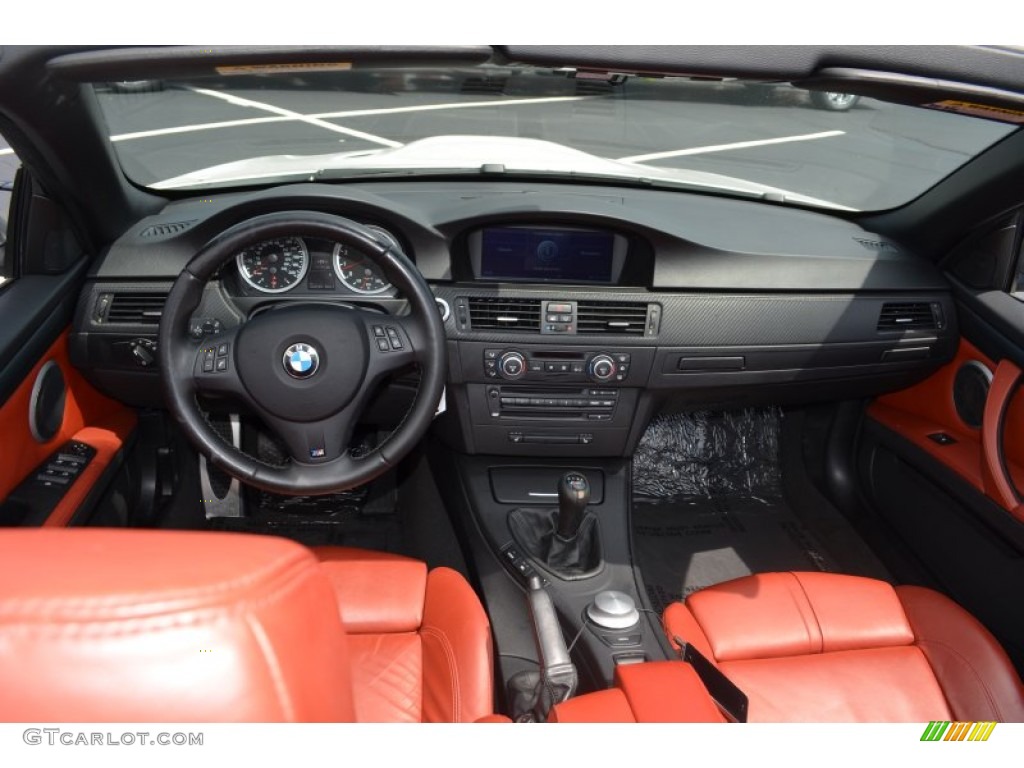 2008 BMW M3 Convertible Fox Red Dashboard Photo #94454552