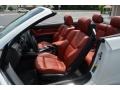2008 BMW M3 Fox Red Interior Front Seat Photo