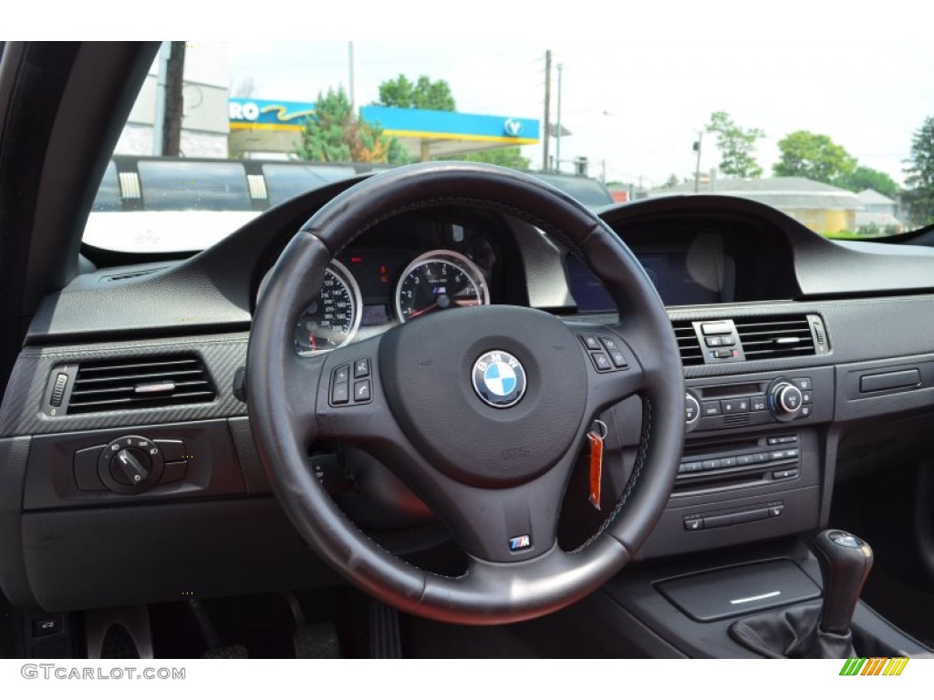 2008 BMW M3 Convertible Fox Red Steering Wheel Photo #94454621