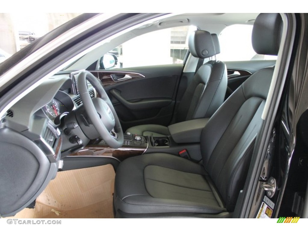 Black Interior 2014 Audi A6 3.0 TDI quattro Sedan Photo #94454739
