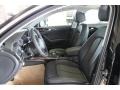 2014 Audi A6 Black Interior Front Seat Photo