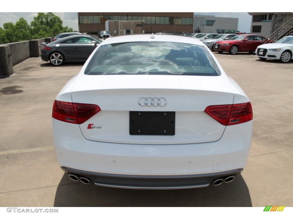 2014 S5 3.0T Premium Plus quattro Coupe - Ibis White / Black photo #5