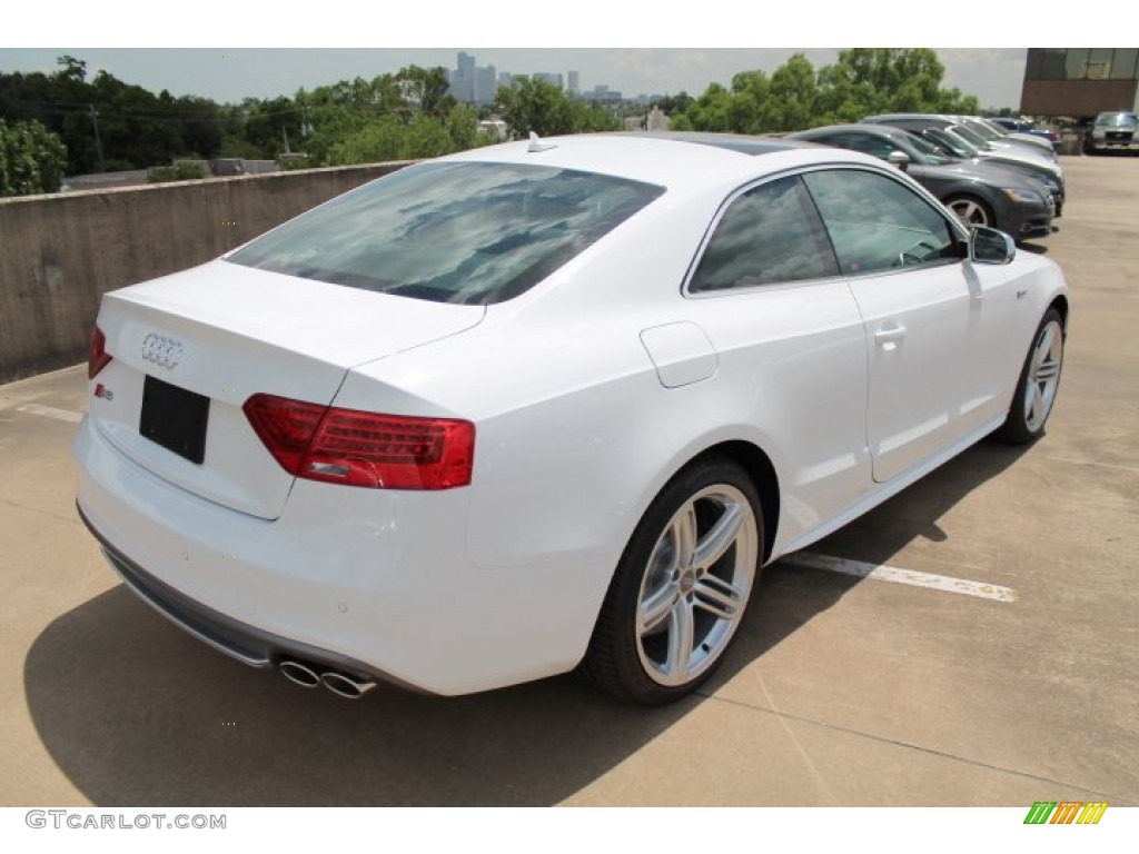 2014 S5 3.0T Premium Plus quattro Coupe - Ibis White / Black photo #6