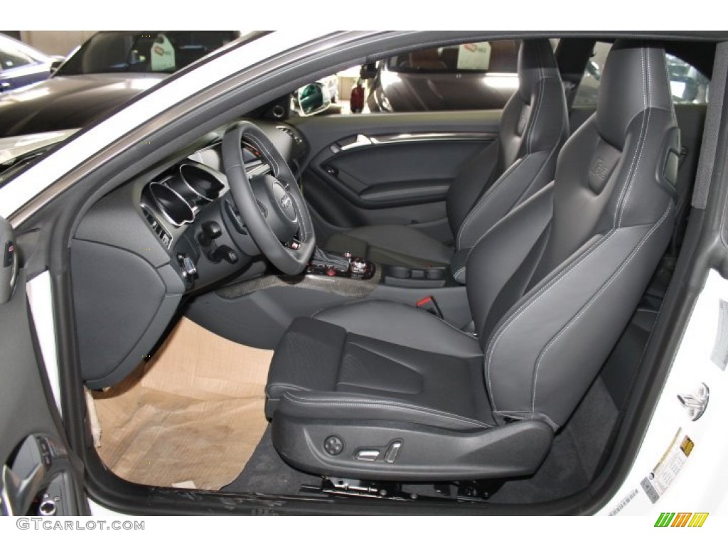 Black Interior 2014 Audi S5 3.0T Premium Plus quattro Coupe Photo #94455917