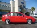 2008 Vermillion Red Ford Focus SES Sedan  photo #2