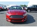 2014 Ruby Red Ford Fusion SE EcoBoost  photo #4