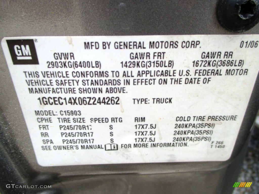 2006 Silverado 1500 LS Regular Cab - Graystone Metallic / Dark Charcoal photo #4