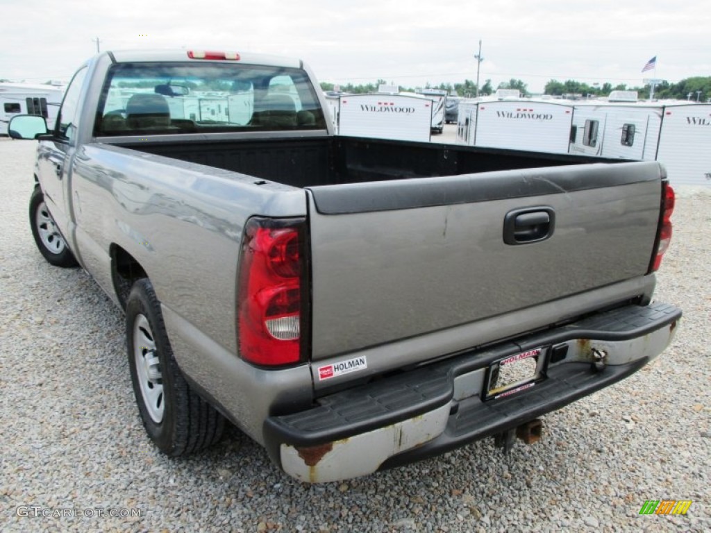 2006 Silverado 1500 LS Regular Cab - Graystone Metallic / Dark Charcoal photo #13