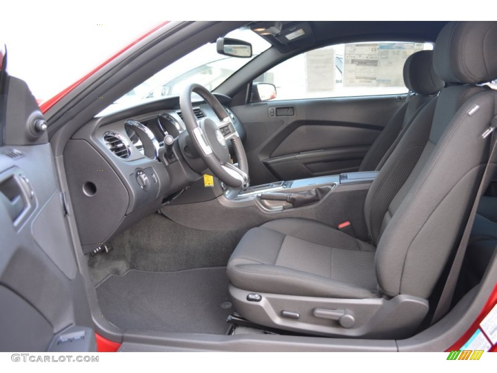 2014 Mustang V6 Coupe - Ruby Red / Charcoal Black photo #6