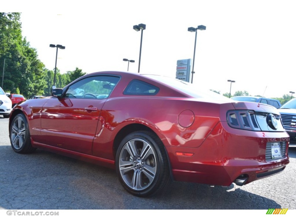2014 Mustang V6 Coupe - Ruby Red / Charcoal Black photo #20