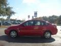 2008 Vermillion Red Ford Focus SES Sedan  photo #6