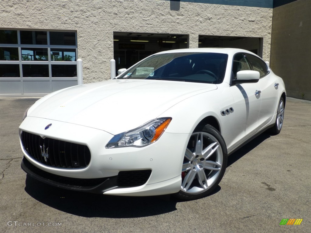 2014 Quattroporte S Q4 AWD - Bianco (White) / Cuoio photo #1