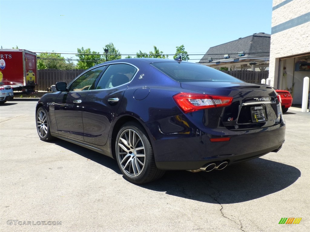 2014 Ghibli S Q4 - Blu Passione (Blue) / Cuoio photo #4