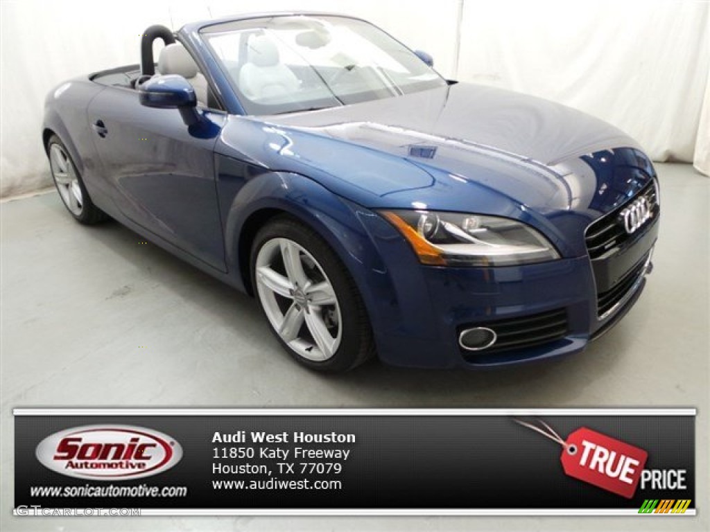 2012 TT 2.0T quattro Roadster - Scuba Blue Metallic / Black/Spectra Silver photo #1