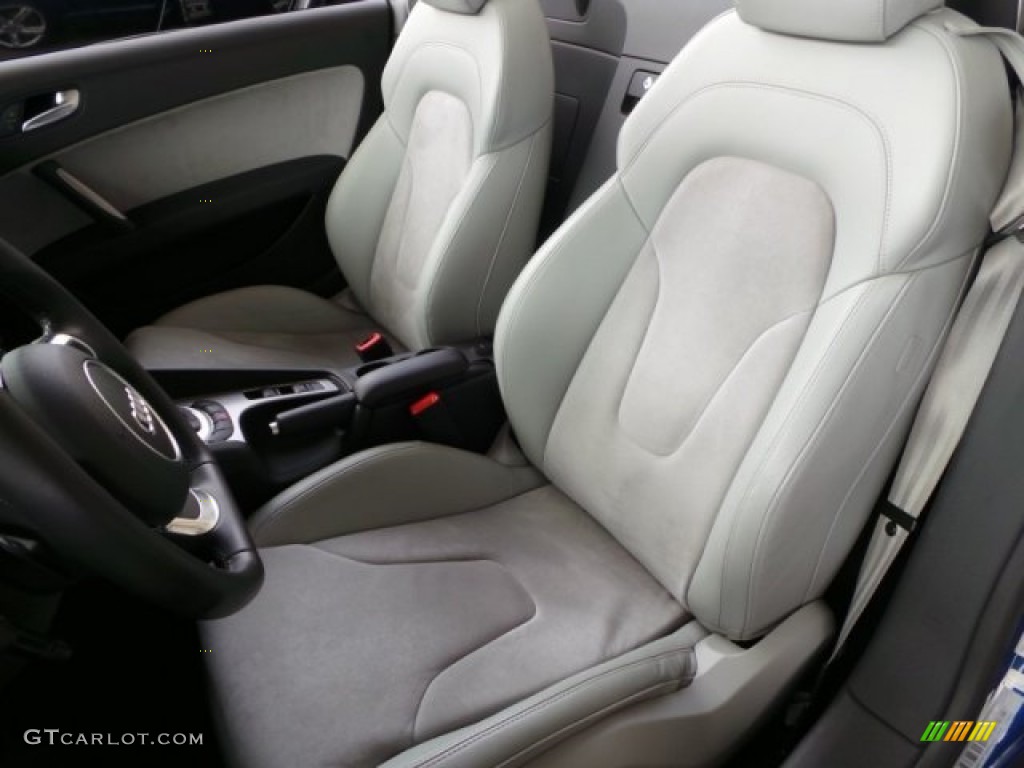 Black/Spectra Silver Interior 2012 Audi TT 2.0T quattro Roadster Photo #94459283