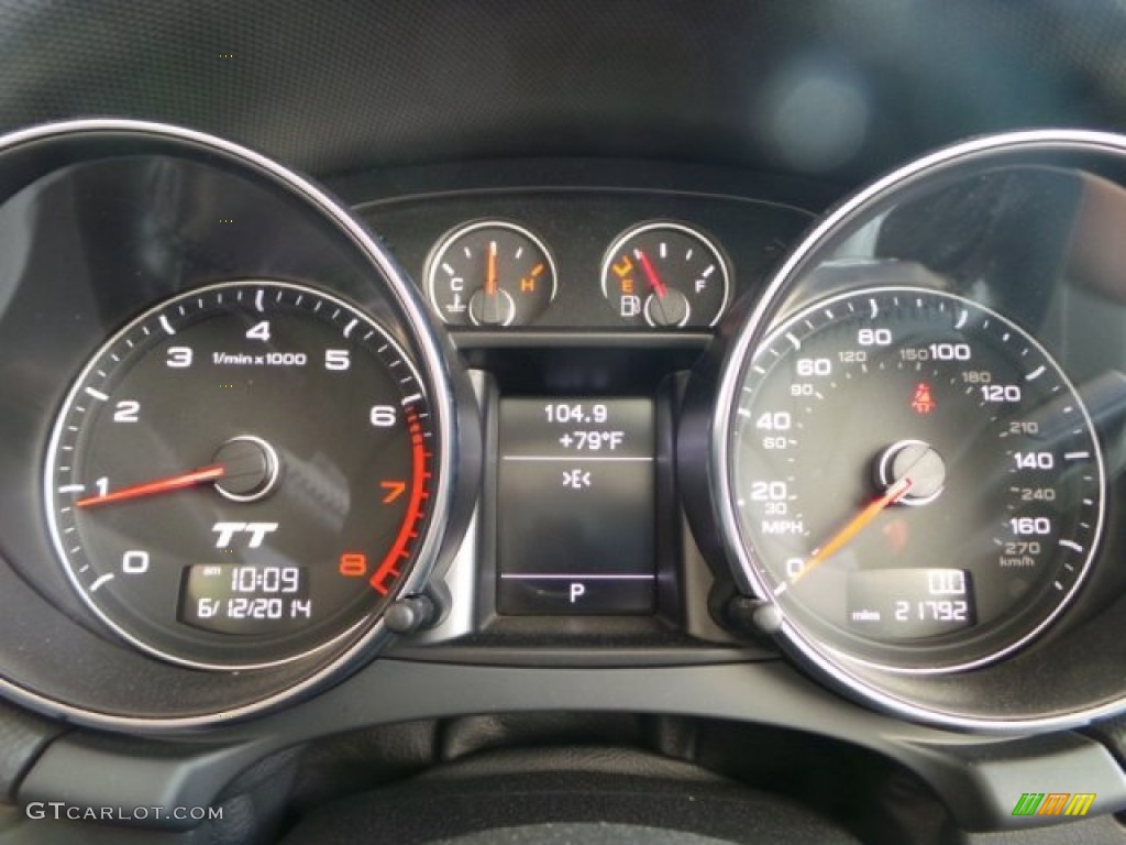 2012 Audi TT 2.0T quattro Roadster Gauges Photo #94459400