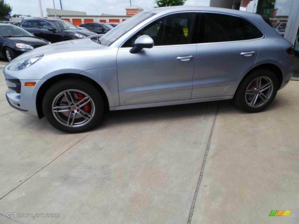 Rhodium Silver Metallic 2015 Porsche Macan Turbo Exterior Photo #94459433