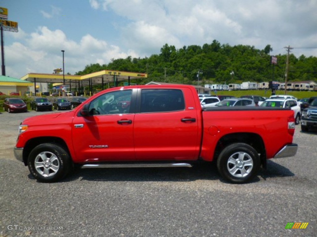 2014 Tundra SR5 Crewmax 4x4 - Radiant Red / Graphite photo #4