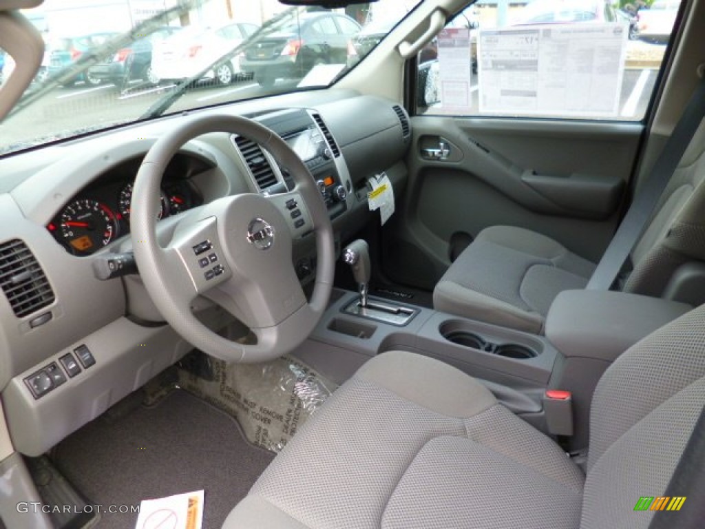 Steel Interior 2014 Nissan Frontier SV King Cab 4x4 Photo #94462447