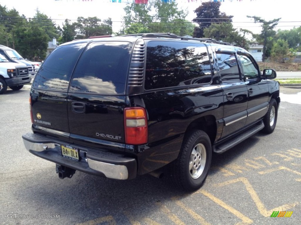 2002 Suburban 1500 LS - Onyx Black / Medium Gray/Neutral photo #16