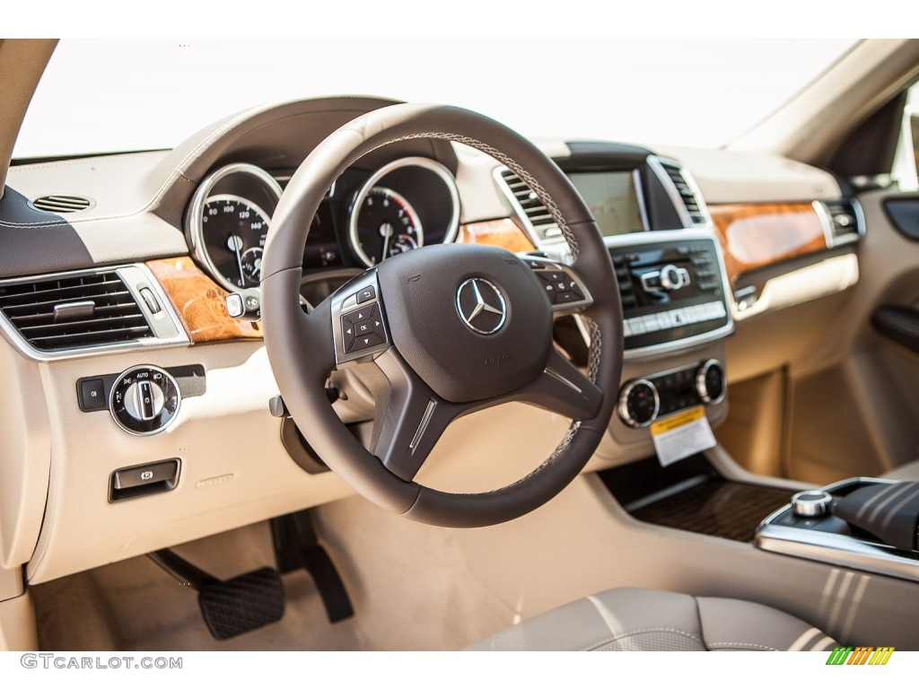 2014 Mercedes-Benz ML 550 4Matic Almond Beige Dashboard Photo #94464324