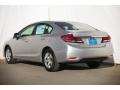 2014 Alabaster Silver Metallic Honda Civic LX Sedan  photo #2