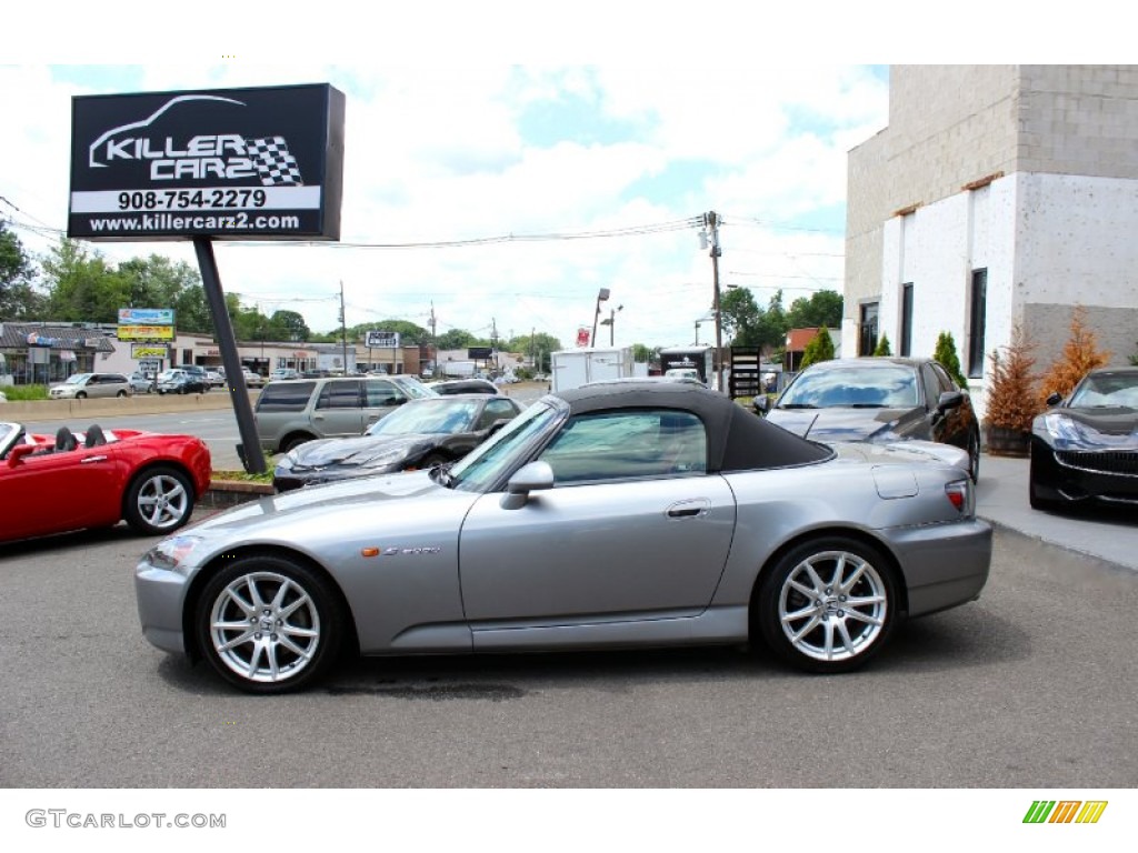 2005 S2000 Roadster - Silverstone Metallic / Red/Black photo #4