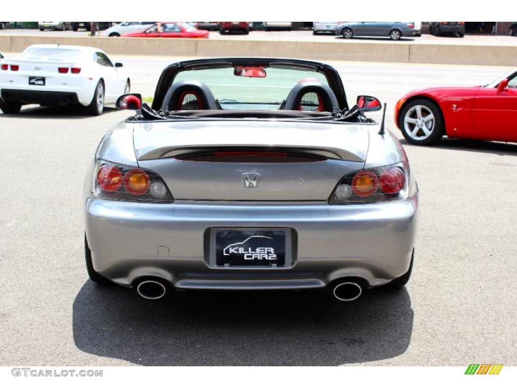 2005 S2000 Roadster - Silverstone Metallic / Red/Black photo #6