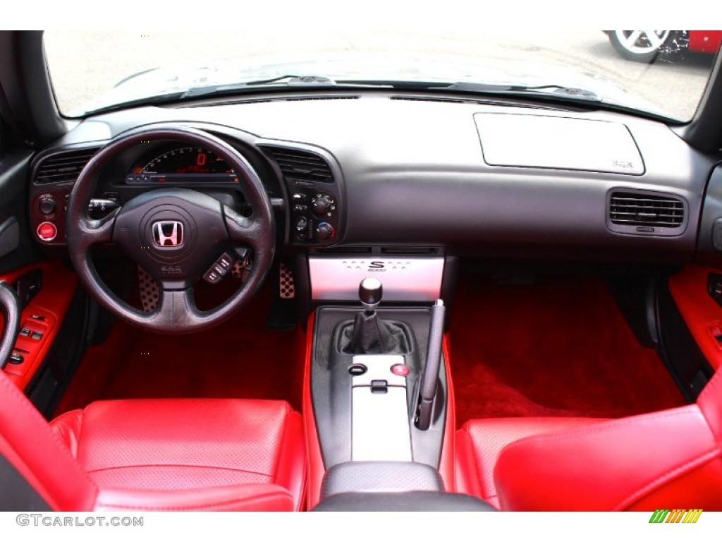 2005 S2000 Roadster - Silverstone Metallic / Red/Black photo #8