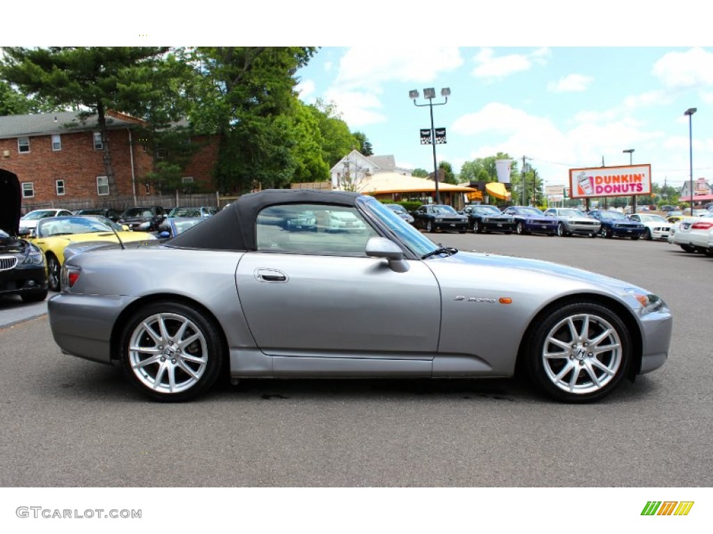 2005 S2000 Roadster - Silverstone Metallic / Red/Black photo #12