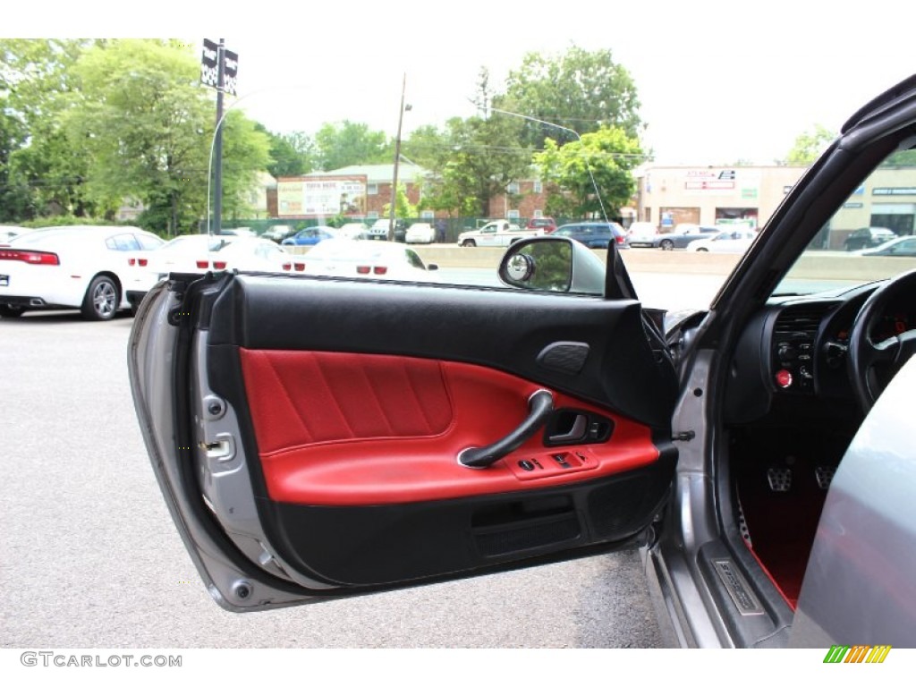 2005 S2000 Roadster - Silverstone Metallic / Red/Black photo #18