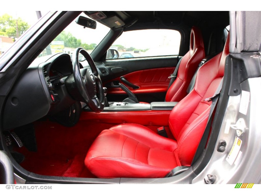 2005 S2000 Roadster - Silverstone Metallic / Red/Black photo #20