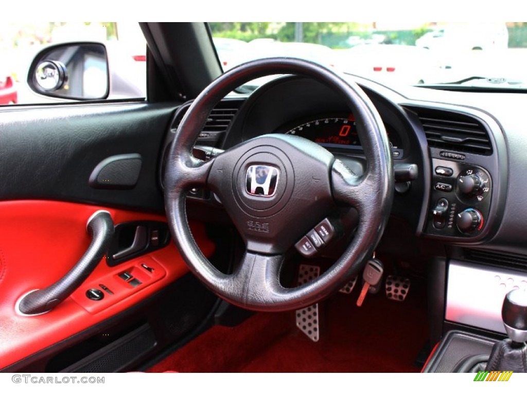 2005 S2000 Roadster - Silverstone Metallic / Red/Black photo #23