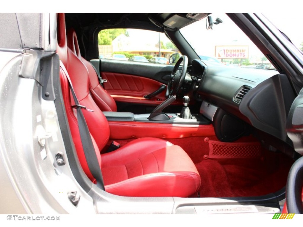 2005 S2000 Roadster - Silverstone Metallic / Red/Black photo #25