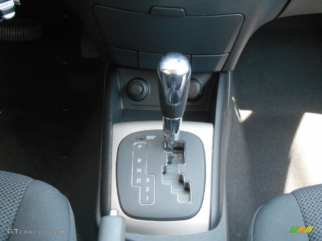 2009 Elantra Touring - Black Pearl / Black photo #21