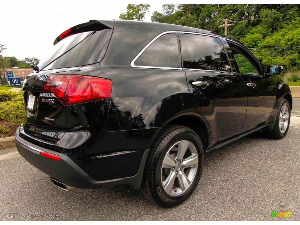 2011 MDX Technology - Crystal Black Pearl / Ebony photo #4