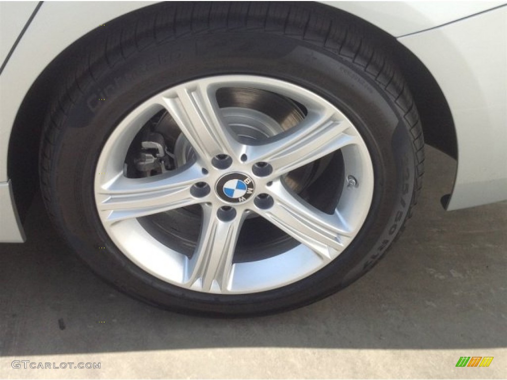 2014 3 Series 328i Sedan - Glacier Silver Metallic / Black photo #4