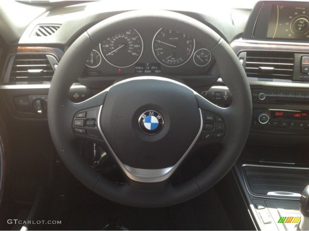 2014 3 Series 328i Sedan - Glacier Silver Metallic / Black photo #9