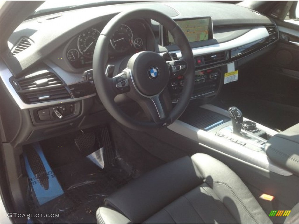 Black Interior 2014 BMW X5 xDrive50i Photo #94468552