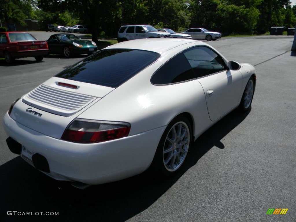 2000 911 Carrera Coupe - Biarritz White / Black photo #3
