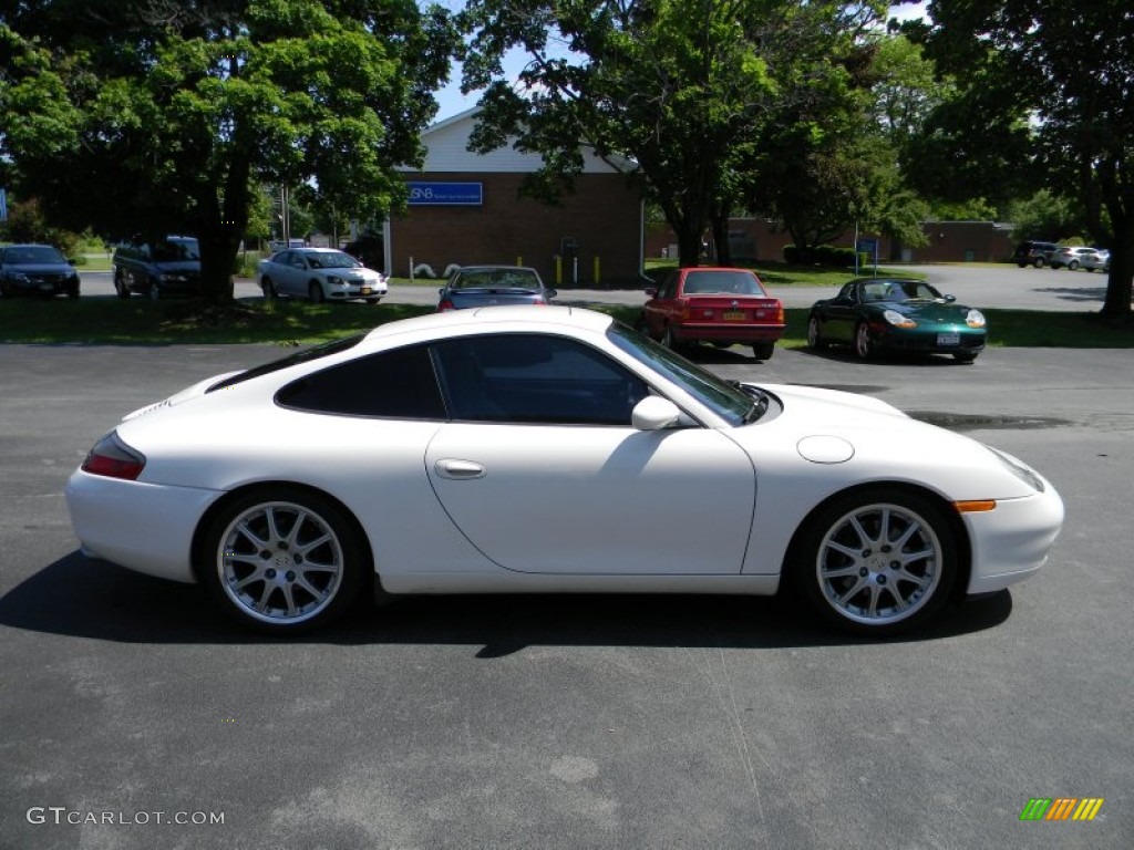Biarritz White 2000 Porsche 911 Carrera Coupe Exterior Photo #94468882