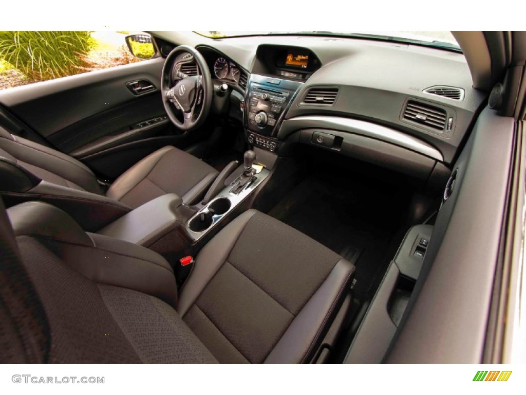 Ebony Interior 2013 Acura ILX 1.5L Hybrid Photo #94469929