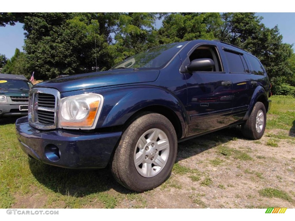 2004 Durango SLT 4x4 - Patriot Blue Pearl / Medium Slate Gray photo #1